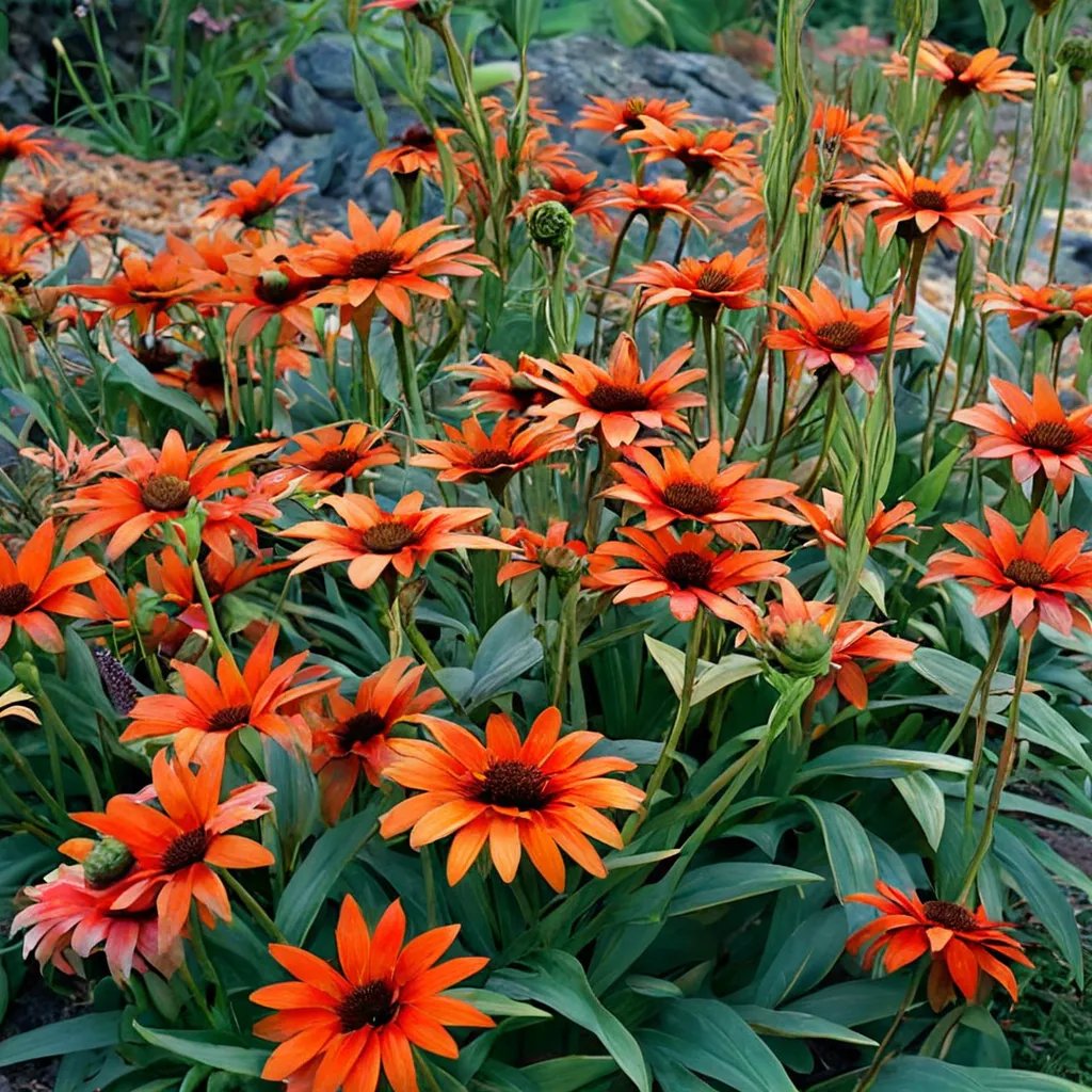 Echinacea purpurea 'Kismet Intense Orange'