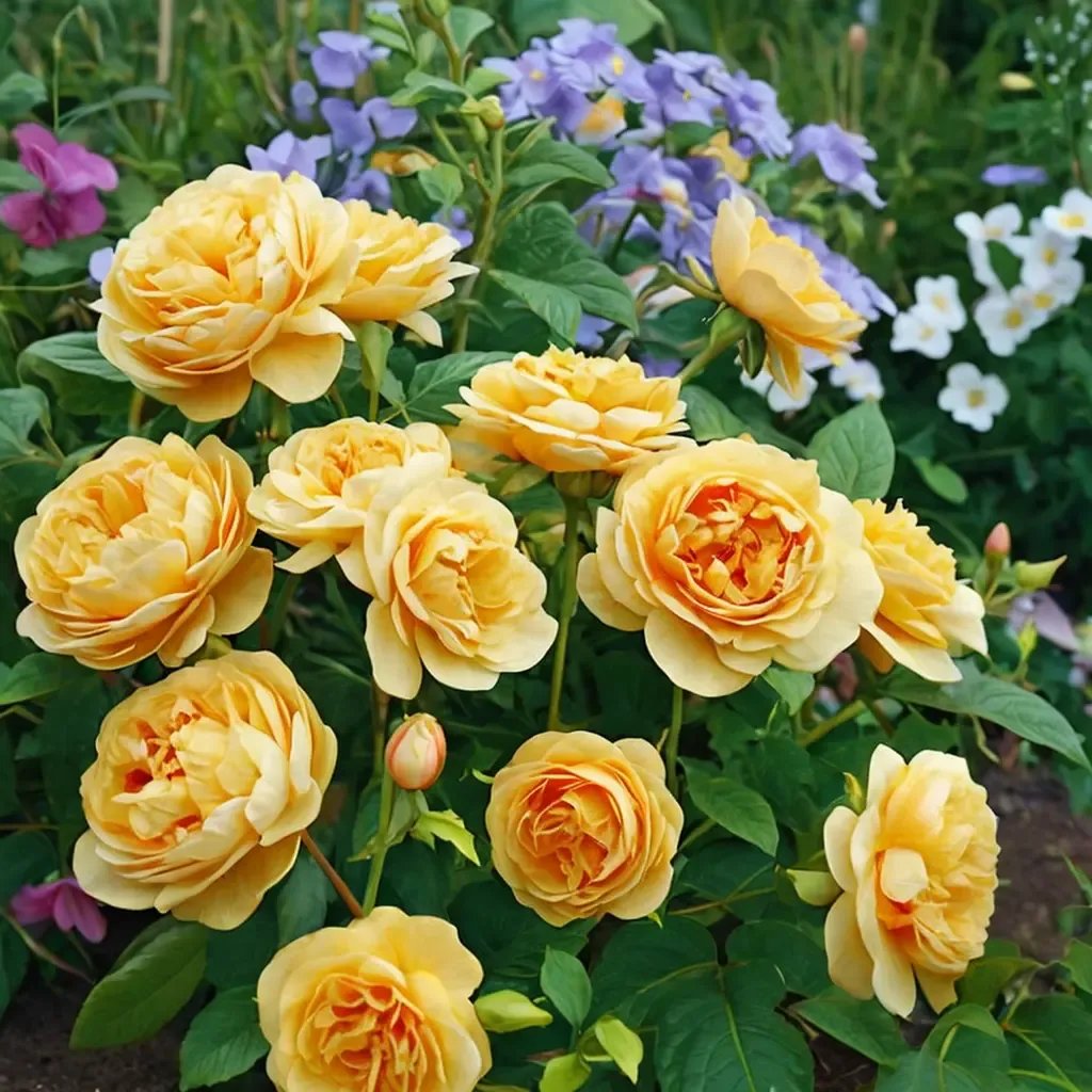 Rosa x hybrida 'Golden Celebration'