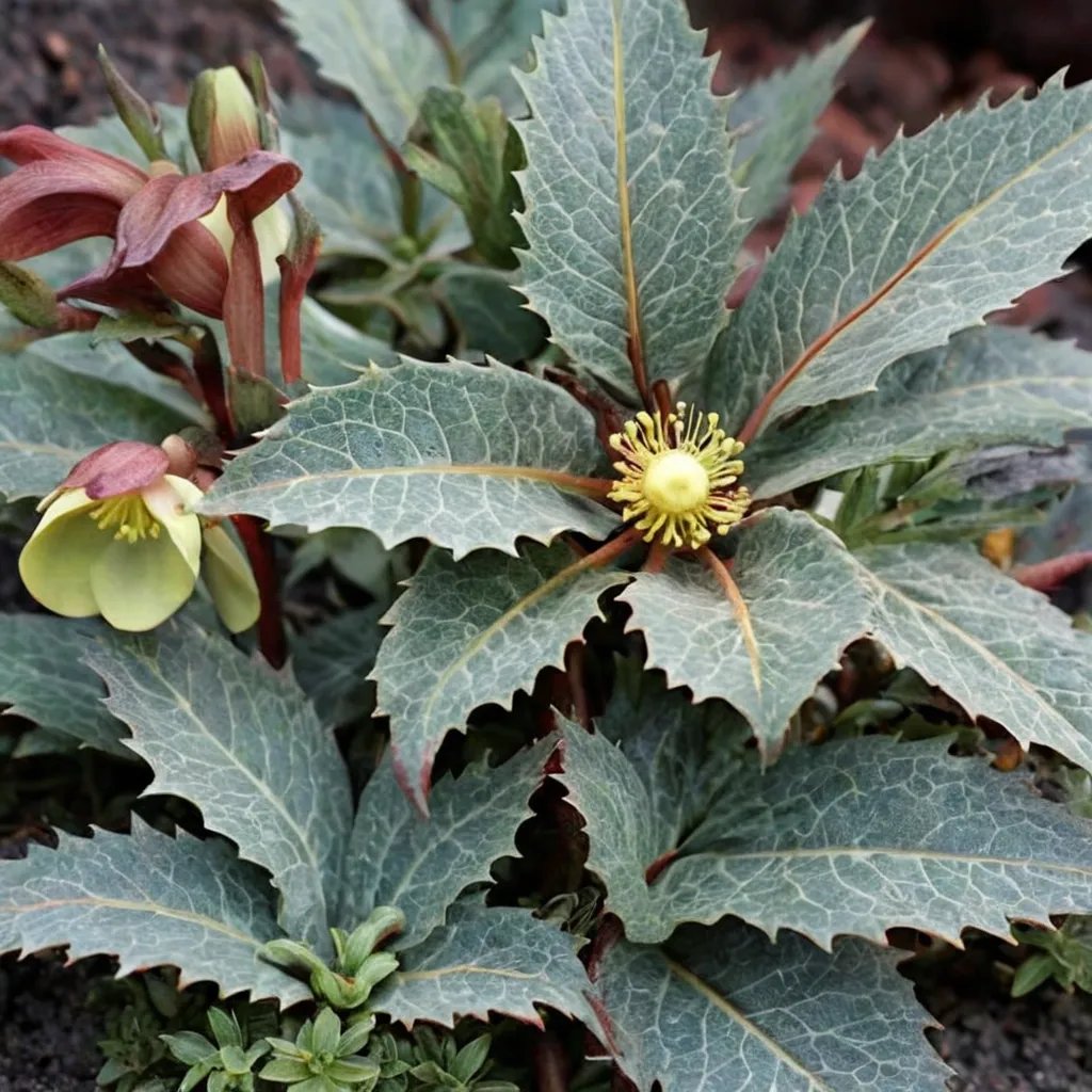 Helleborus x sternii 'Hot Flashes'