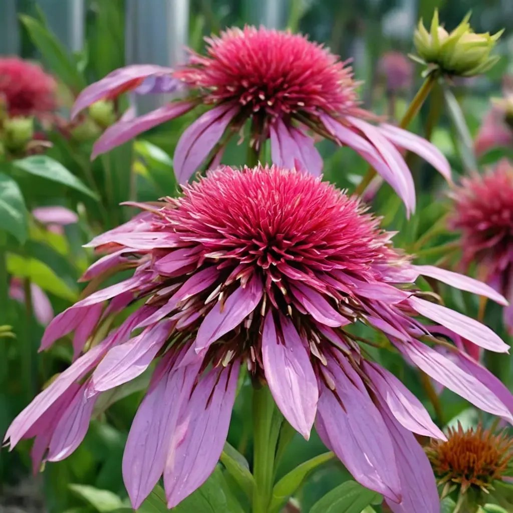 Echinacea purpurea 'Double Scoop Bubble Gum'