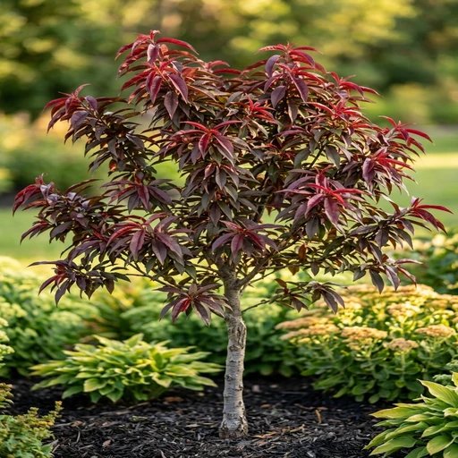 Prunus persica 'Bonfire'