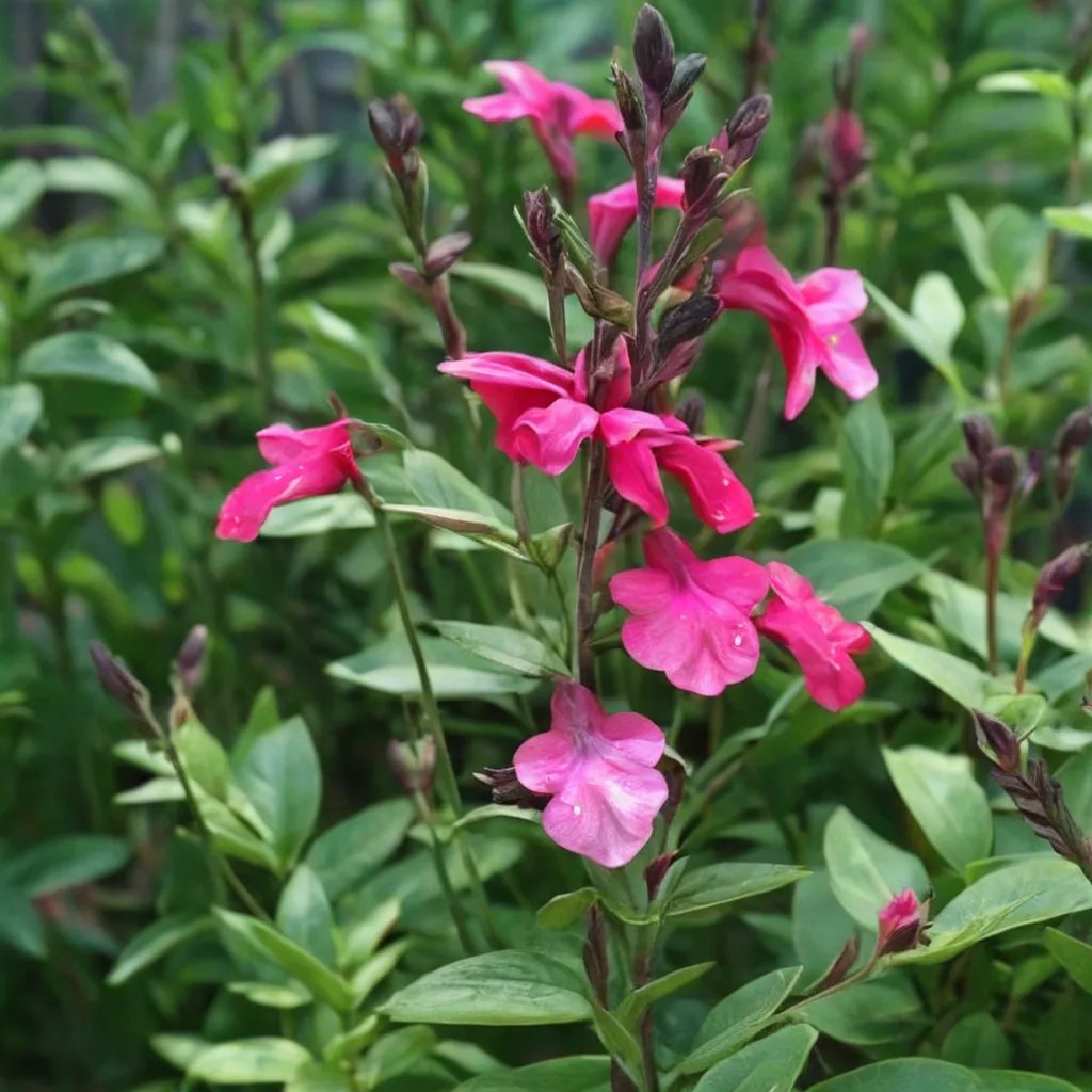 Salvia x hybrida 'Stampede Cherry'