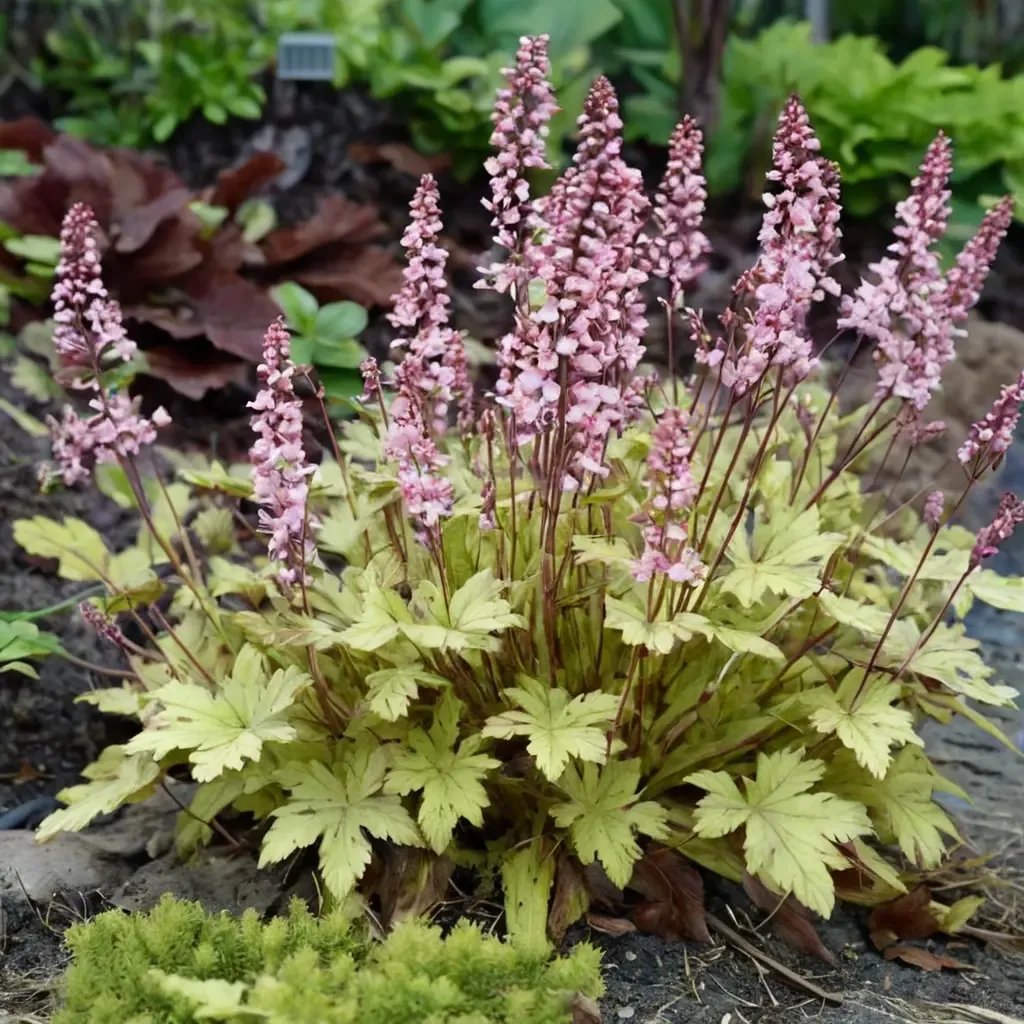 Heucherella x hybrida 'Eye Spy'