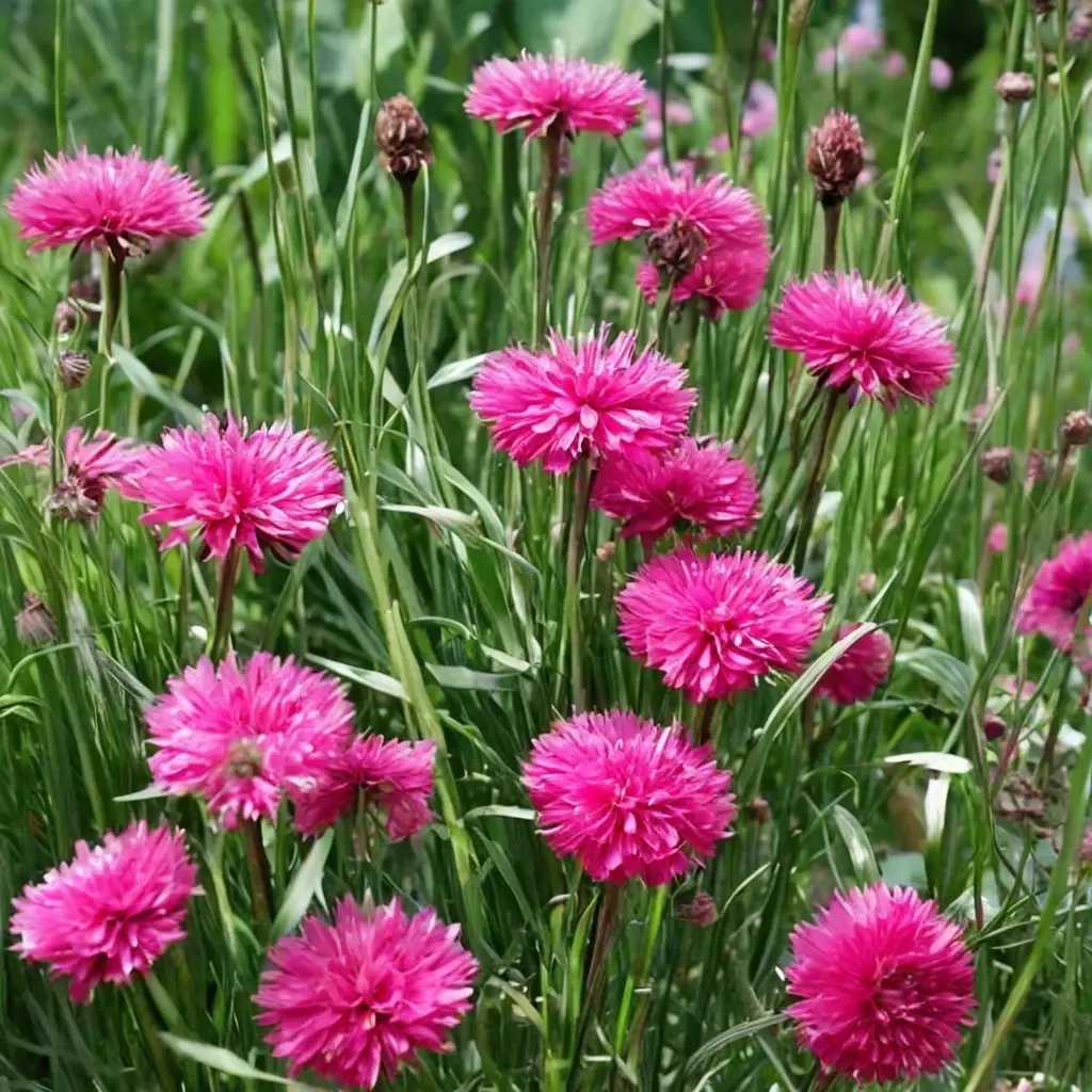 Centaurea cyanus 'Red Boy'
