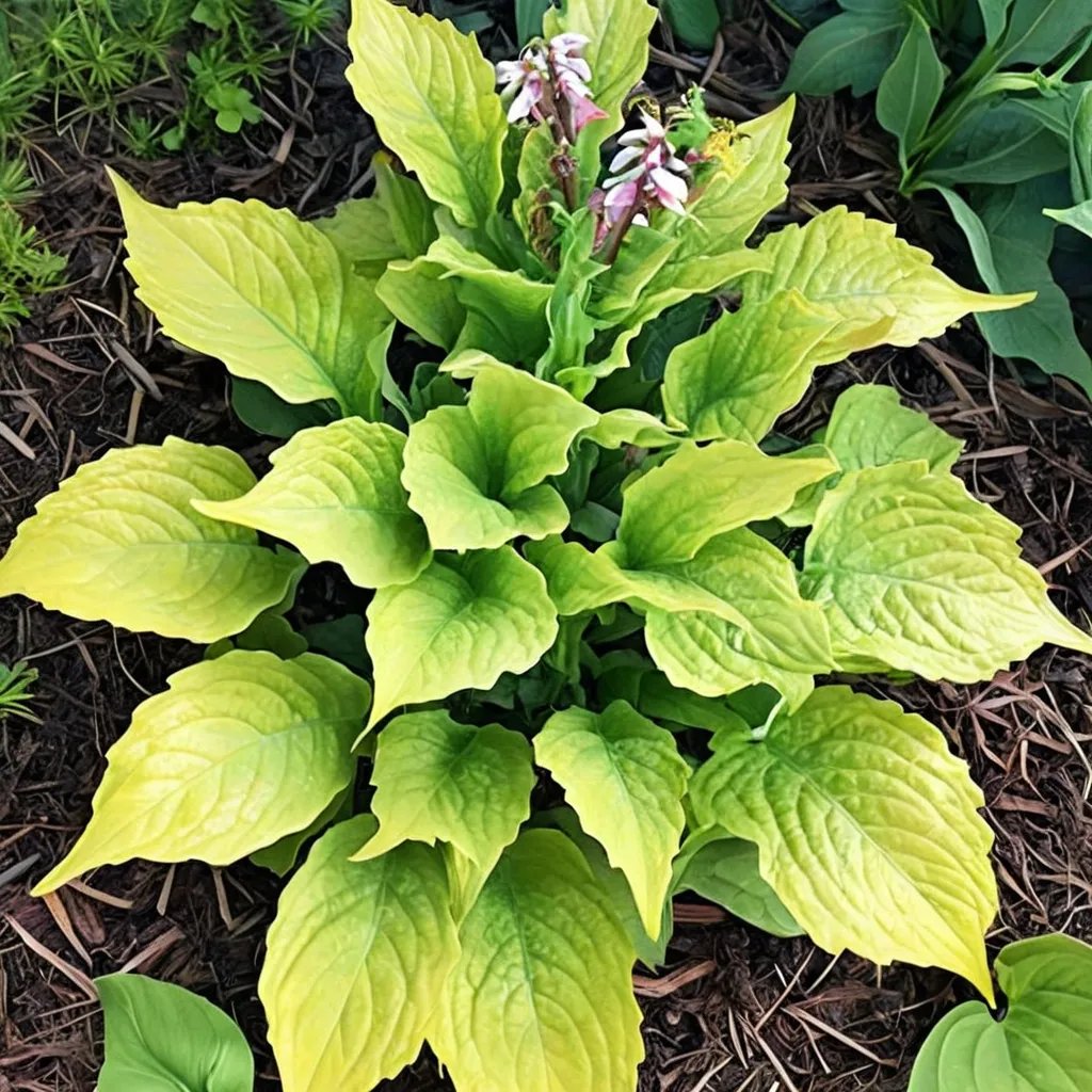 Hosta x hybrida 'Karma Chameleon'
