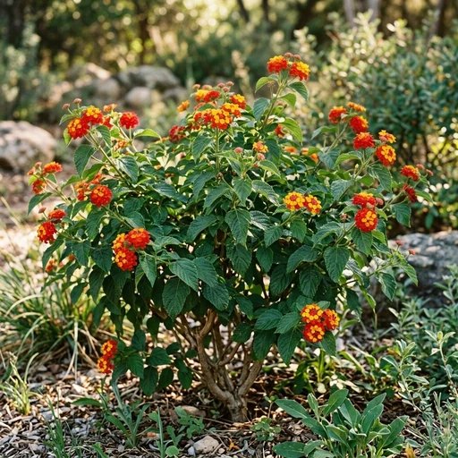 Lantana camara 'Hot Blooded'