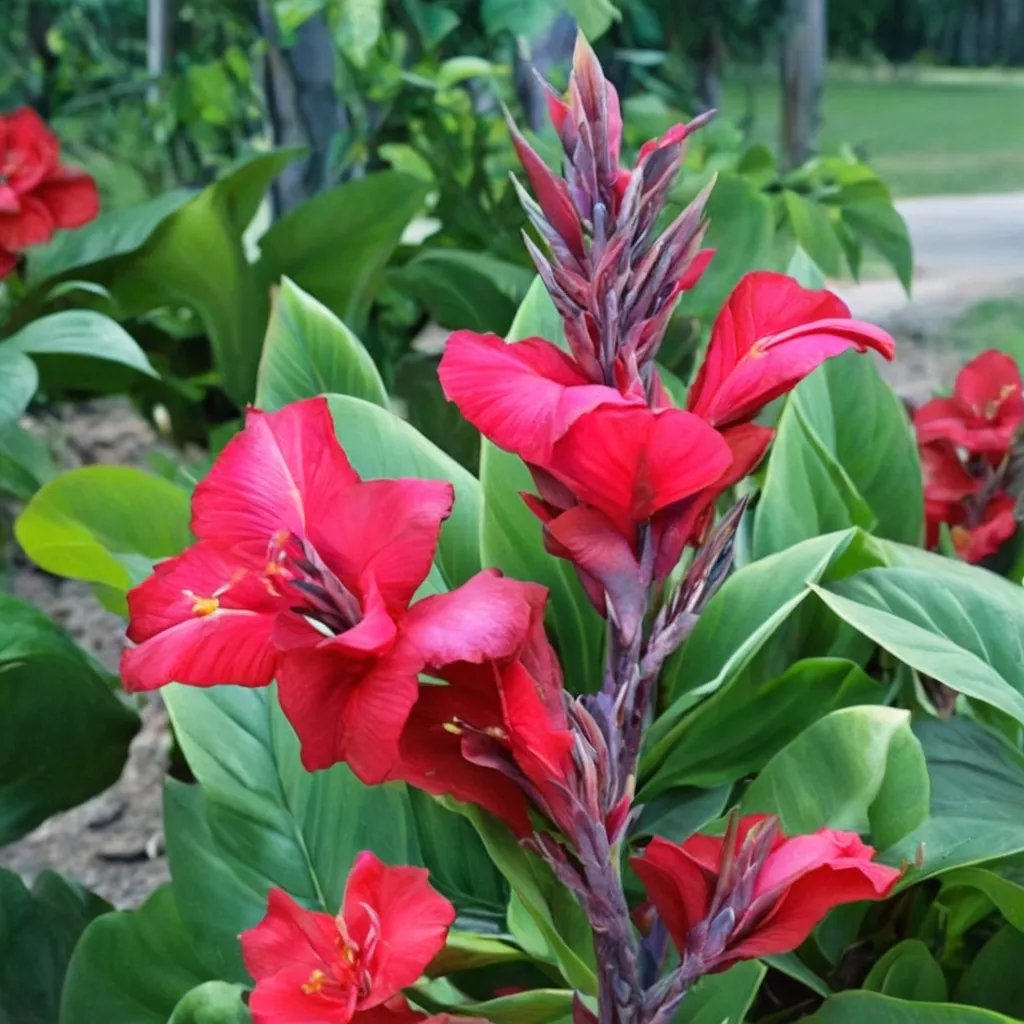 Canna x generalis 'Valentine'