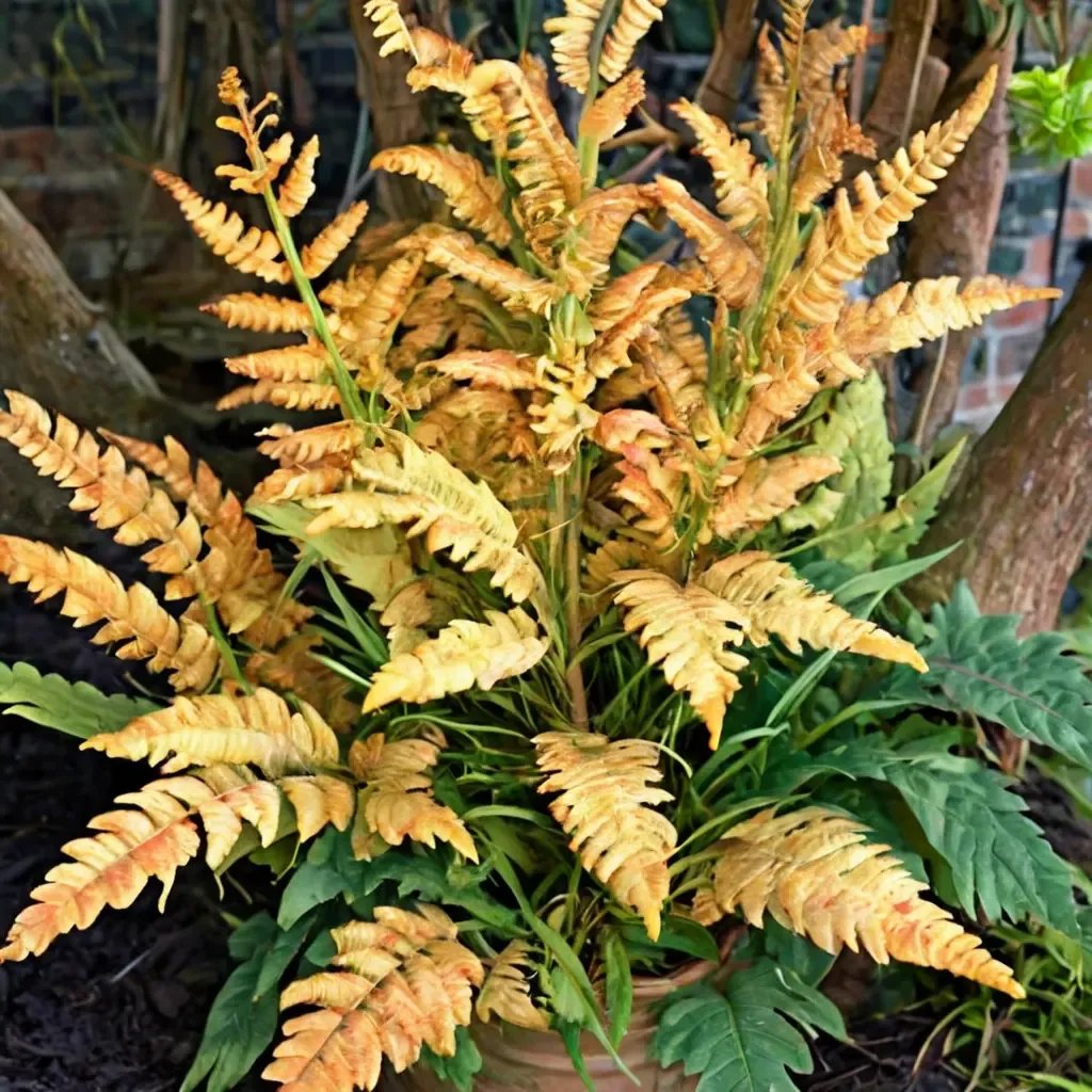 Nephrolepis exaltata 'Jurassic Gold'