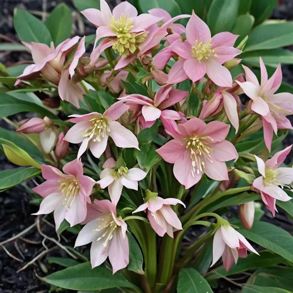 Helleborus x hybrida 'Cotton Candy'