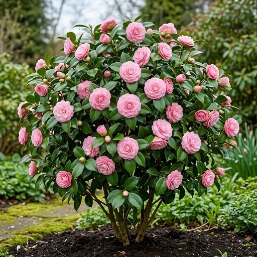 Camellia japonica 'Pink Perfection'