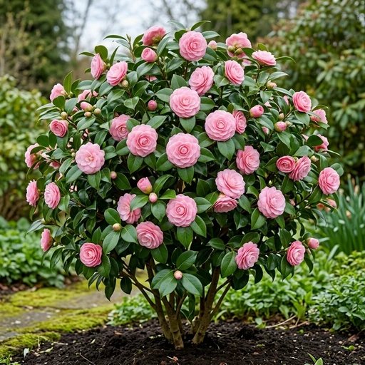 Camellia japonica 'Pink Perfection'