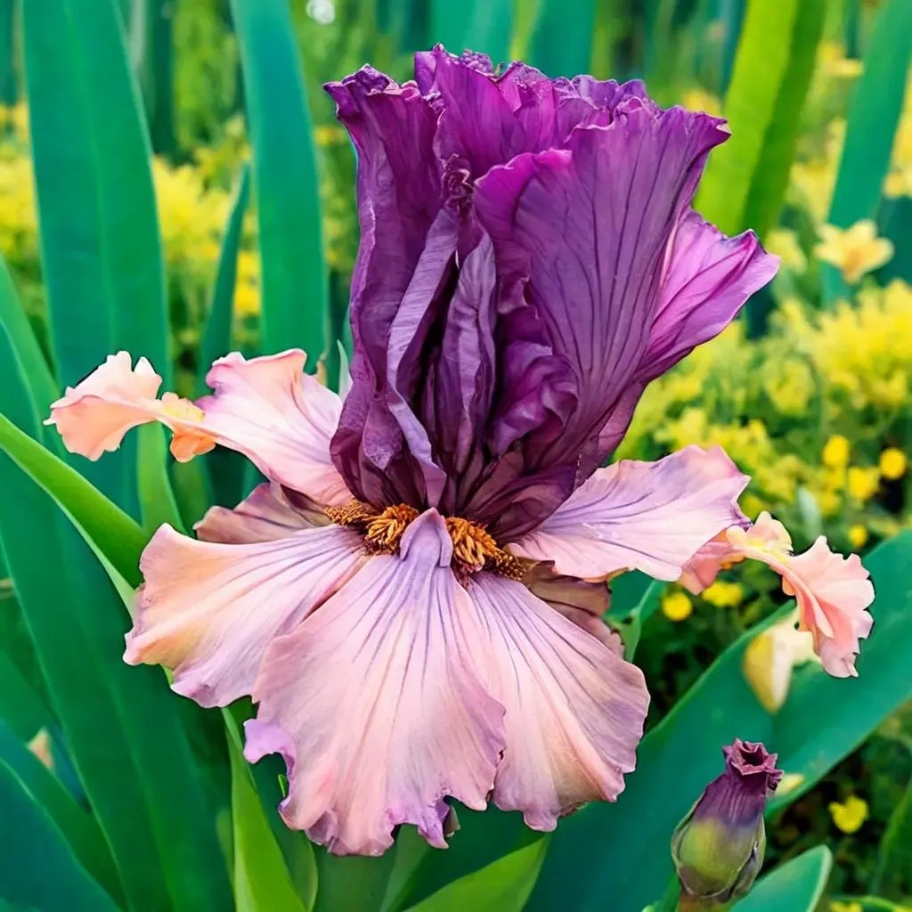 Iris x germanica 'Finishing School'