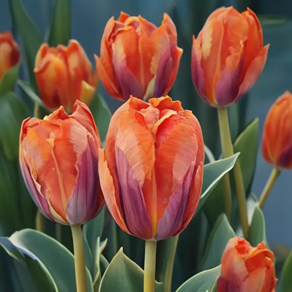Tulipa tulipa 'Fire Queen'