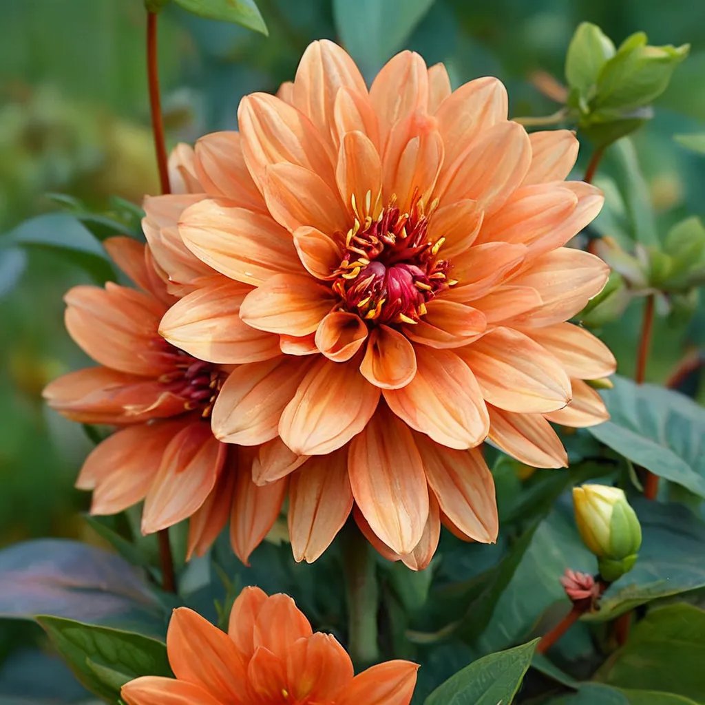 Dahlia x hybrida 'Orange'