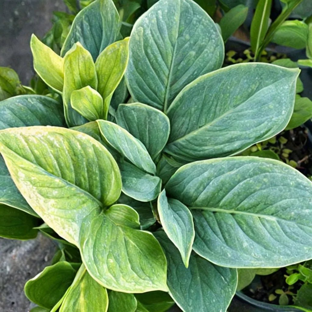 Hosta x hybrida 'Golden Guernsey'