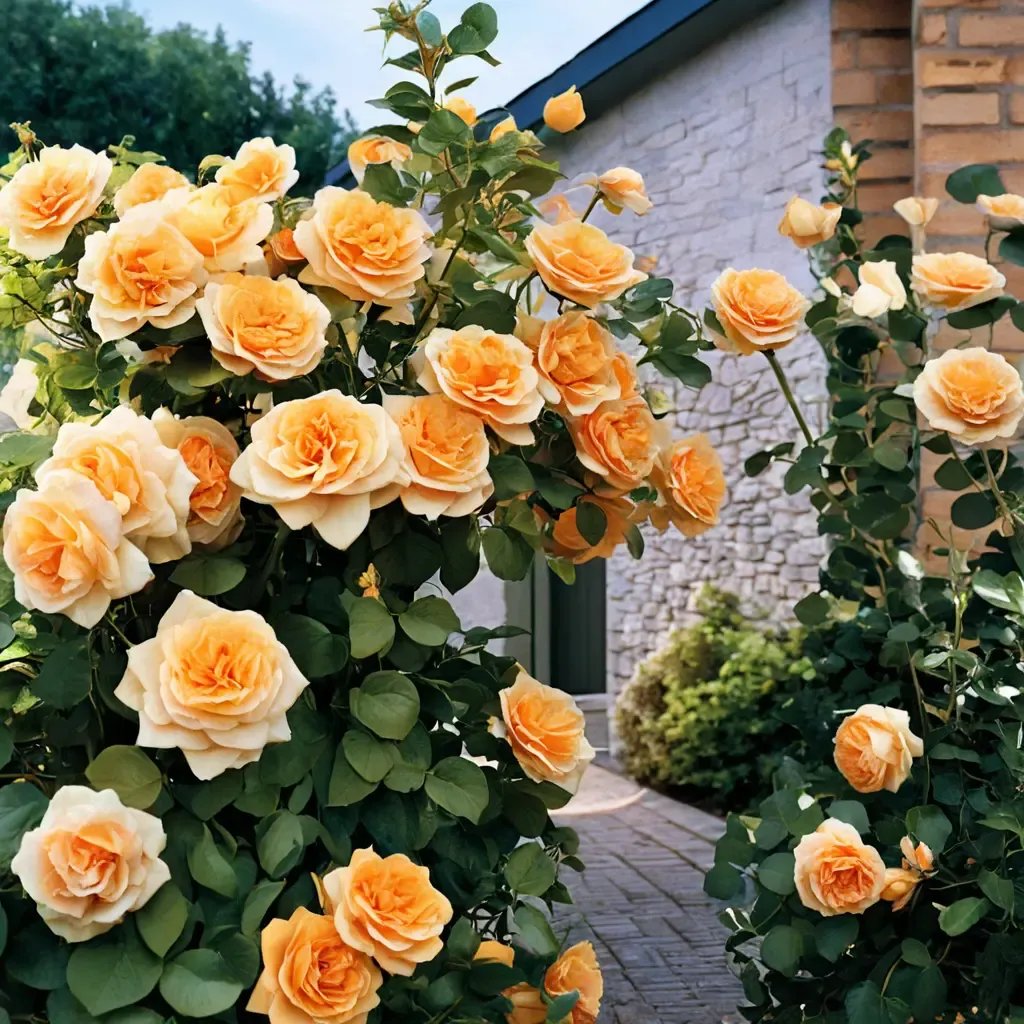 Rosa x hybrida 'Golden Opportunity'