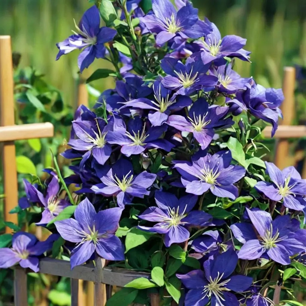 Clematis viticella 'Jackmanii'