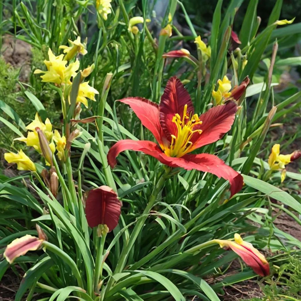 Hemerocallis x hybrida 'Daylily Design'
