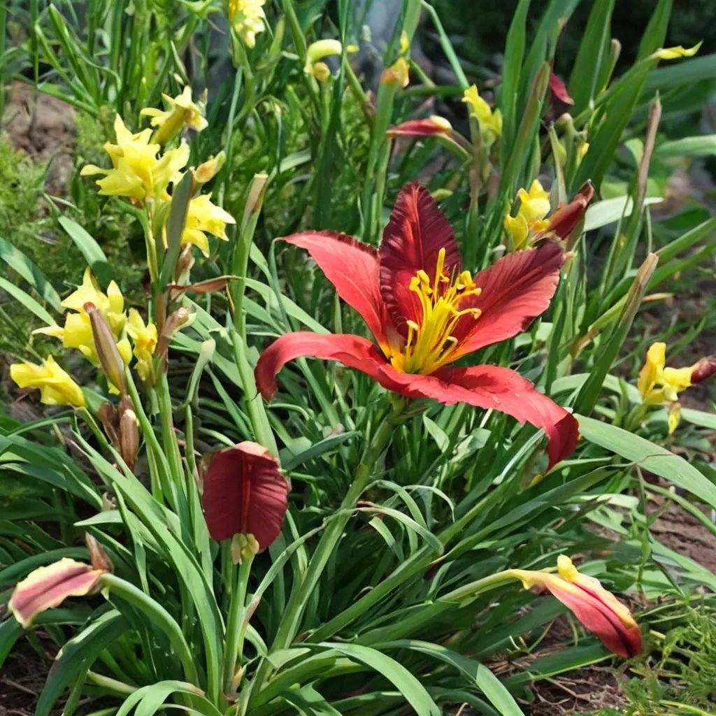 Hemerocallis x hybrida 'Daylily Design'