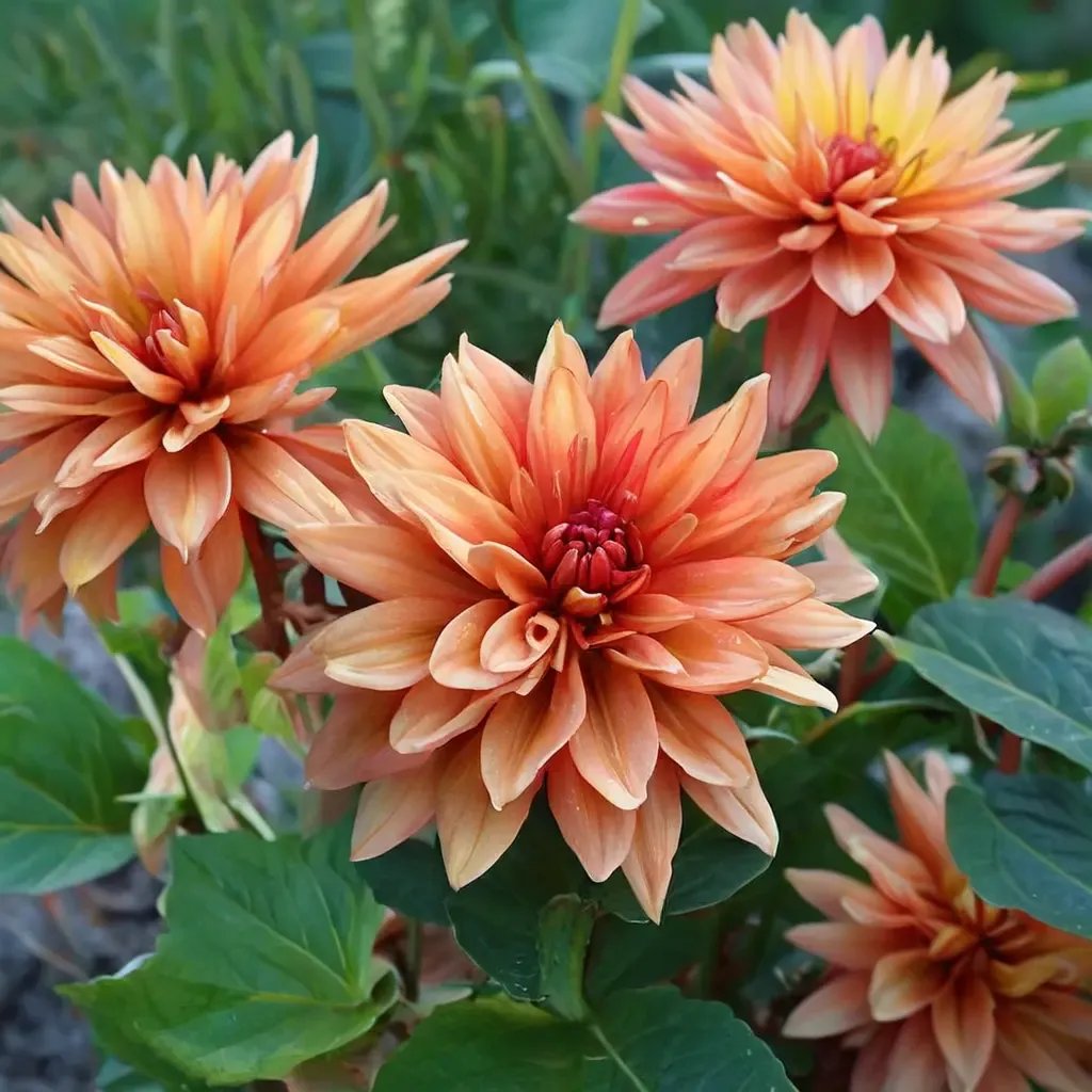 Dahlia x hybrida 'Desert Sunset'