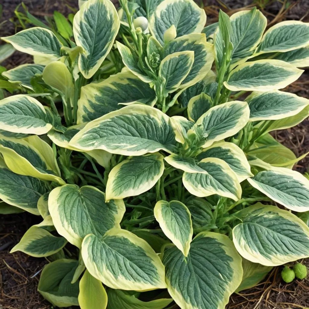 Hosta x hybrida 'A Many-splendored Thing'