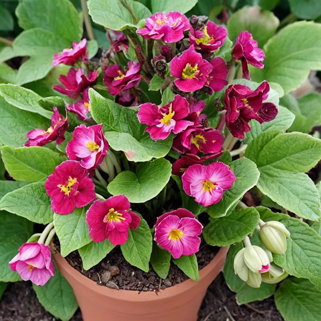 Primula vulgaris 'Corporal Baxter'