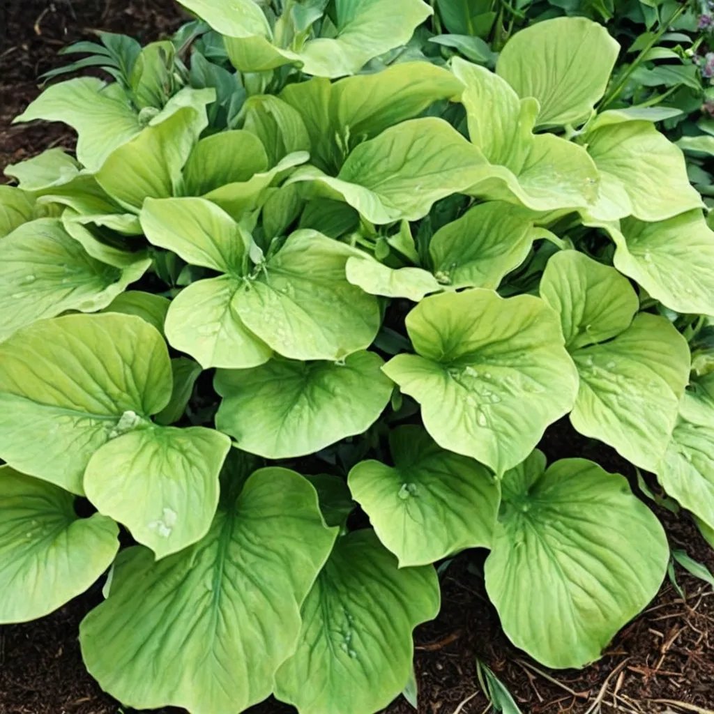 Hosta x hybrida 'Lemon Meringue'