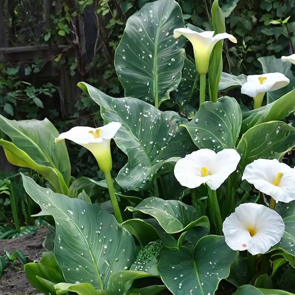 Zantedeschia elliottiana 'Giant White'
