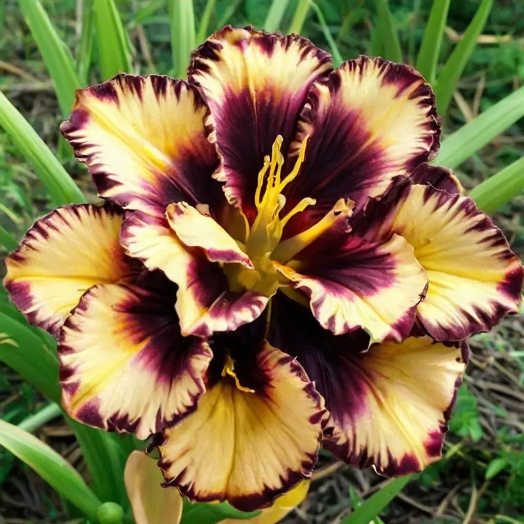 Hemerocallis x hybrida 'Moussaka'
