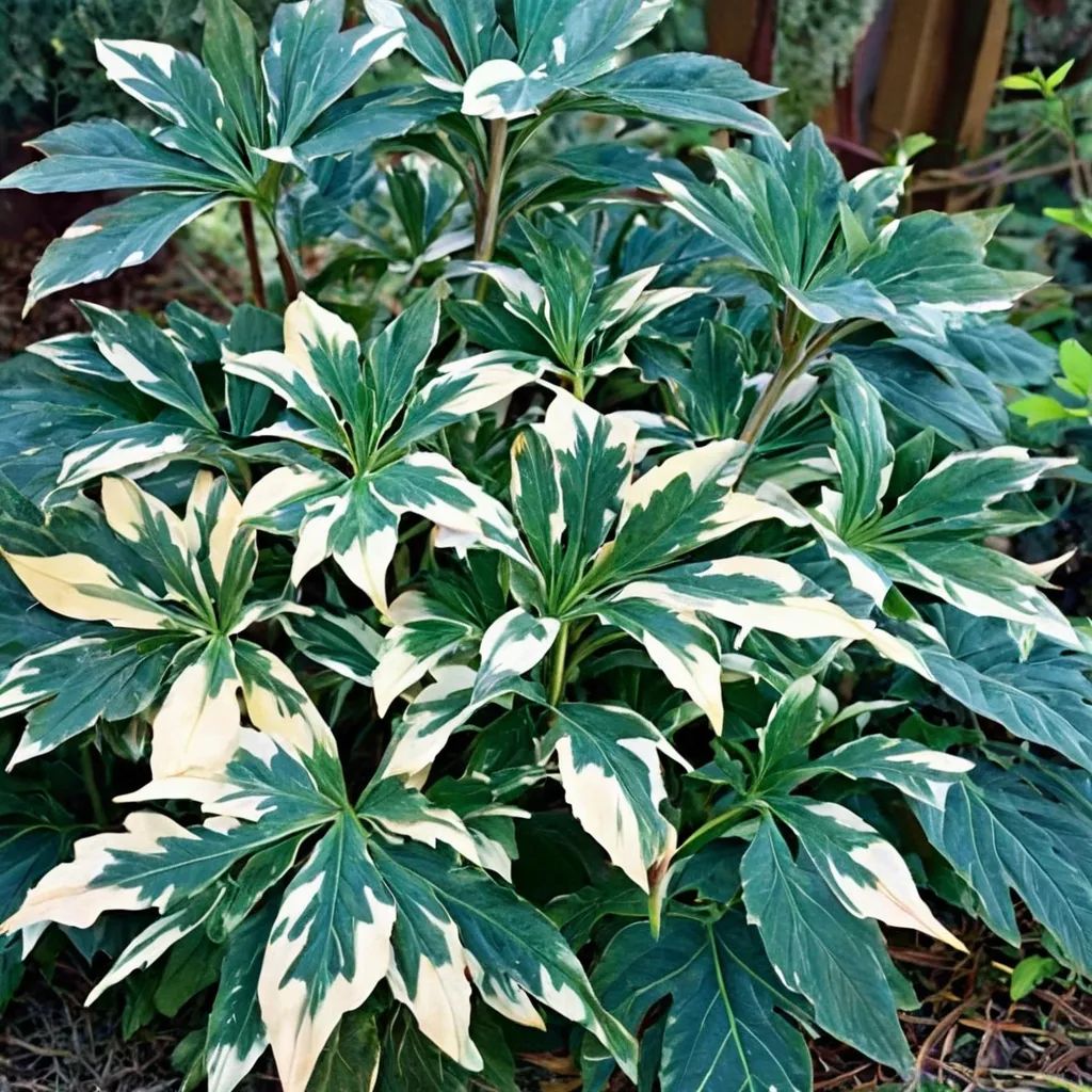 Fatsia japonica 'Variegata'