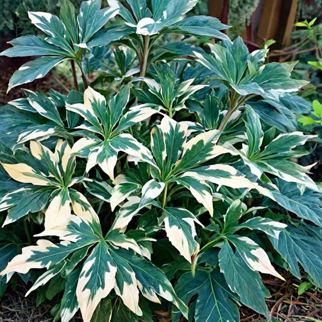 Fatsia japonica 'Variegata'
