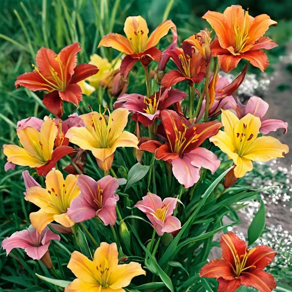 Hemerocallis x hybrida 'Mix'
