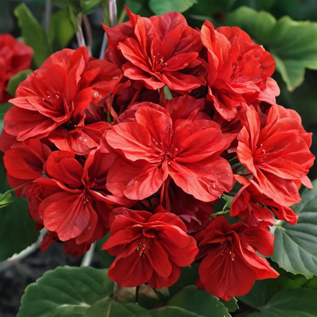Pelargonium x hortorum 'Dark Red'