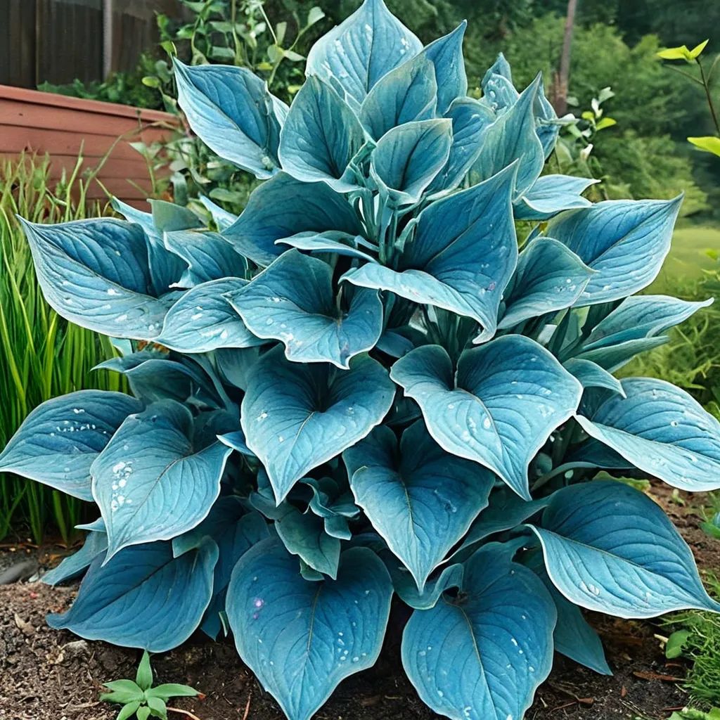 Hosta x hybrida 'Blue Troll'