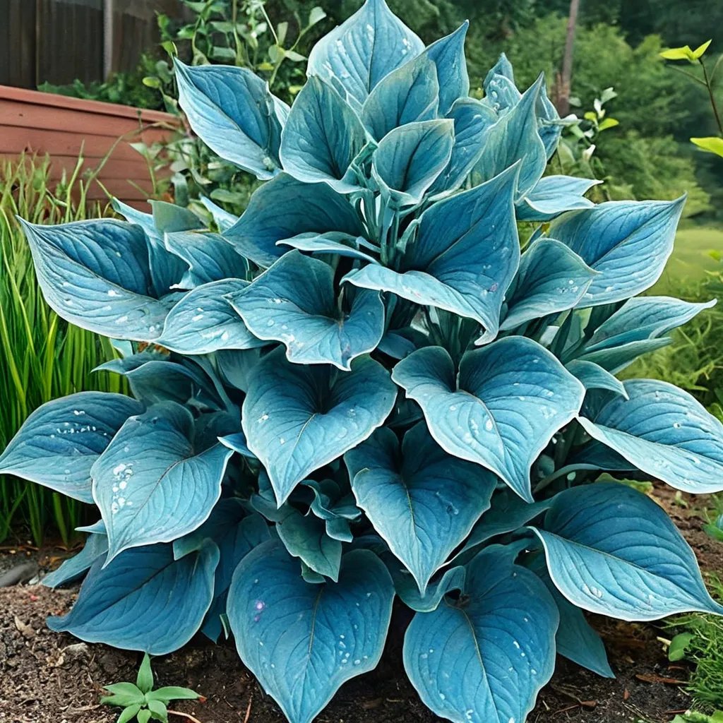 Hosta x hybrida 'Blue Troll'