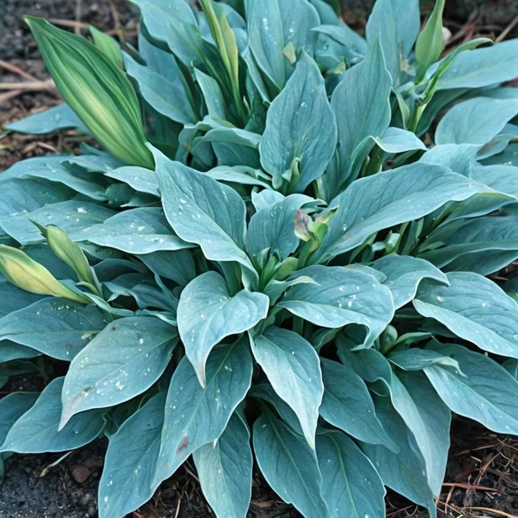 Hosta x hybrida 'Gemstone'