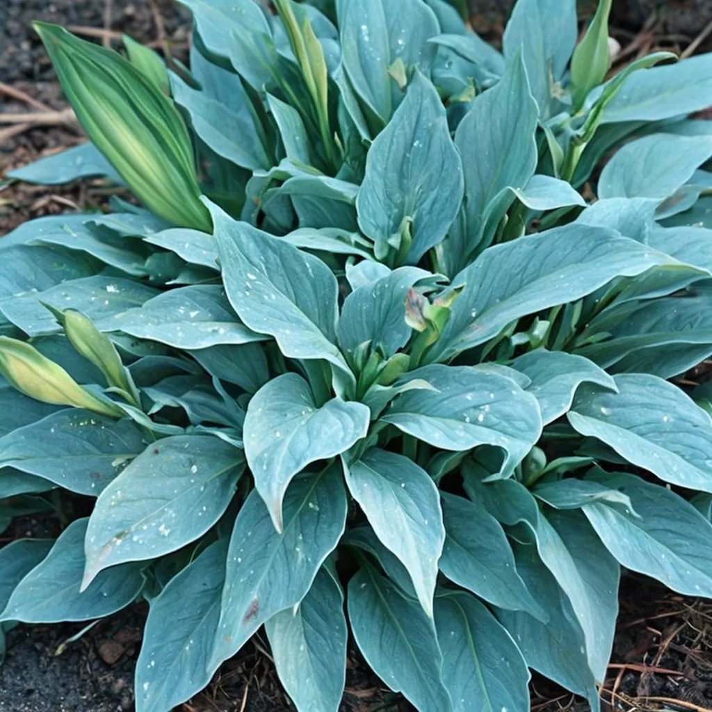 Hosta x hybrida 'Gemstone'