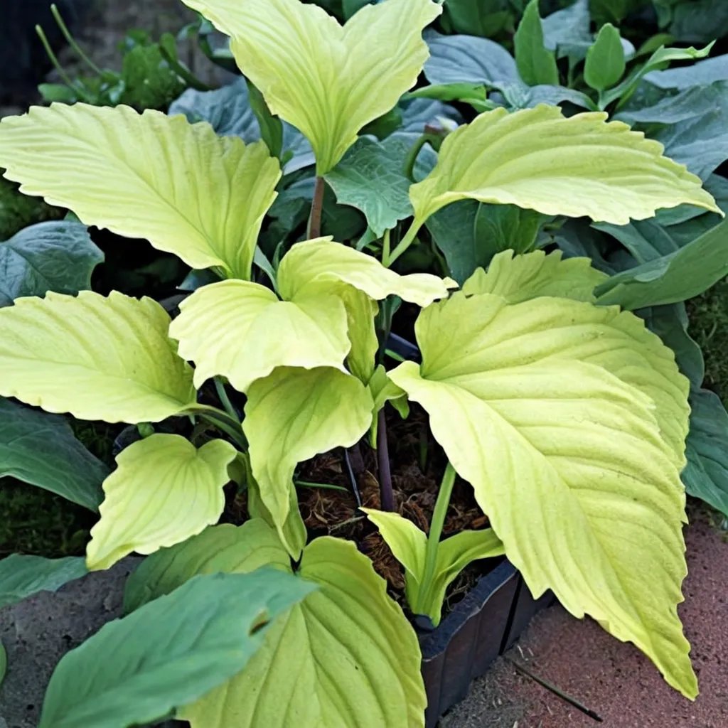 Hosta x hybrida 'Lemon Limbo'