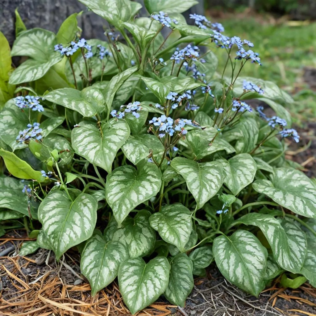 Brunnera macrophylla 'Emerald Mist'