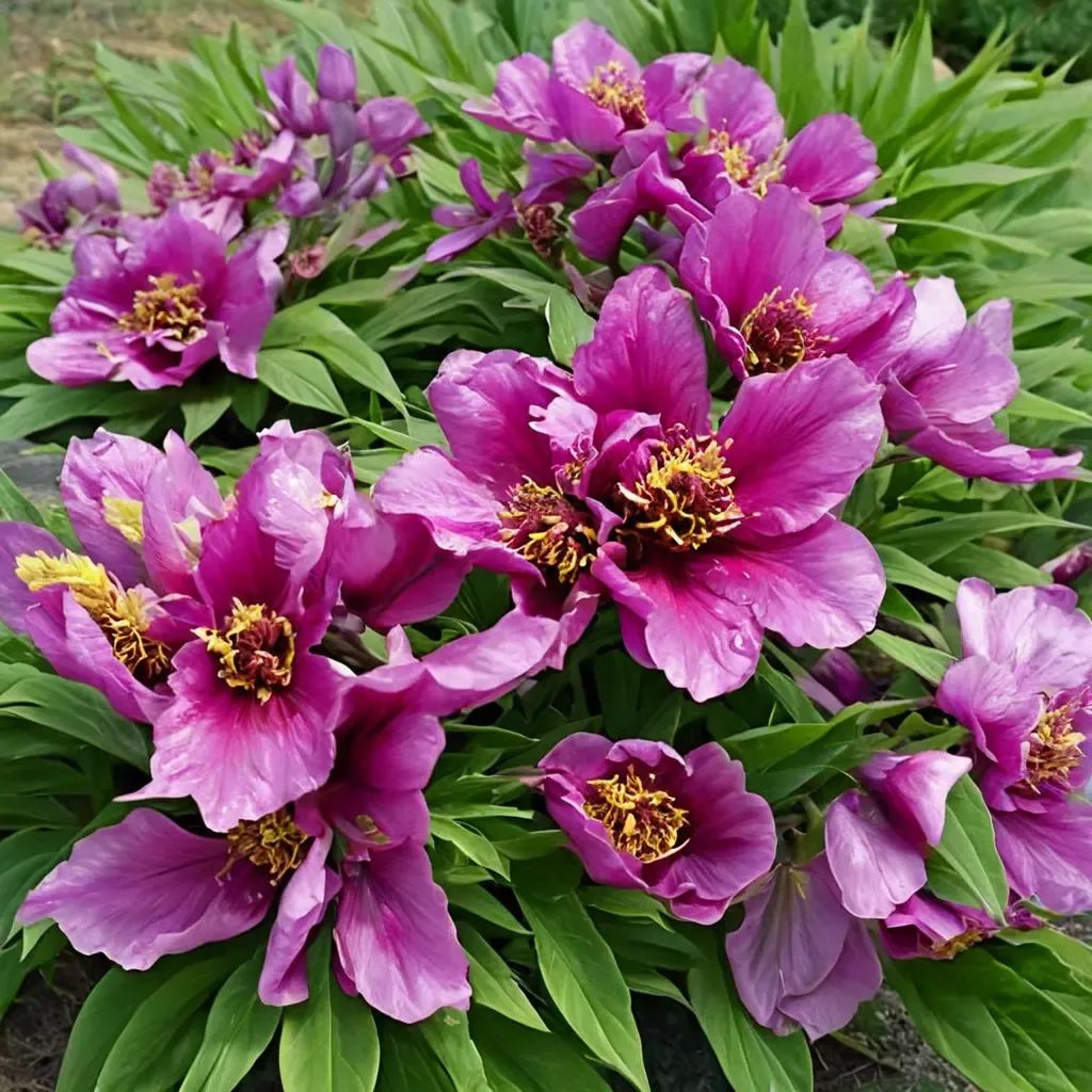 Paeonia x iliacus 'Morning Lilac'