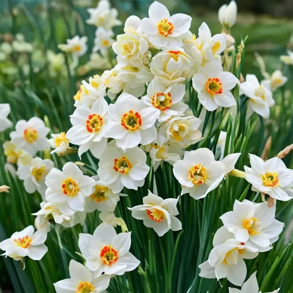 Narcissus poeticus 'Fragrant Daffodil Mix'