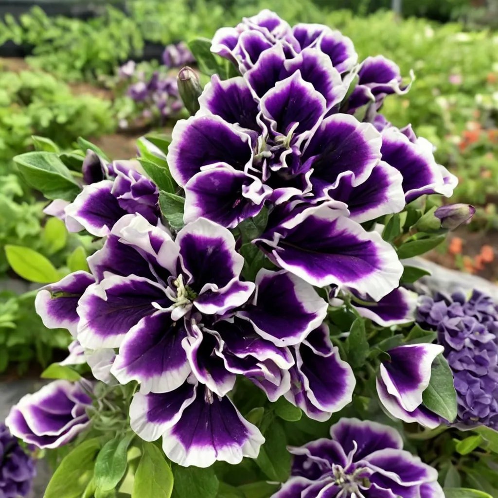 Petunia x hybrida 'Frosted Sapphire'