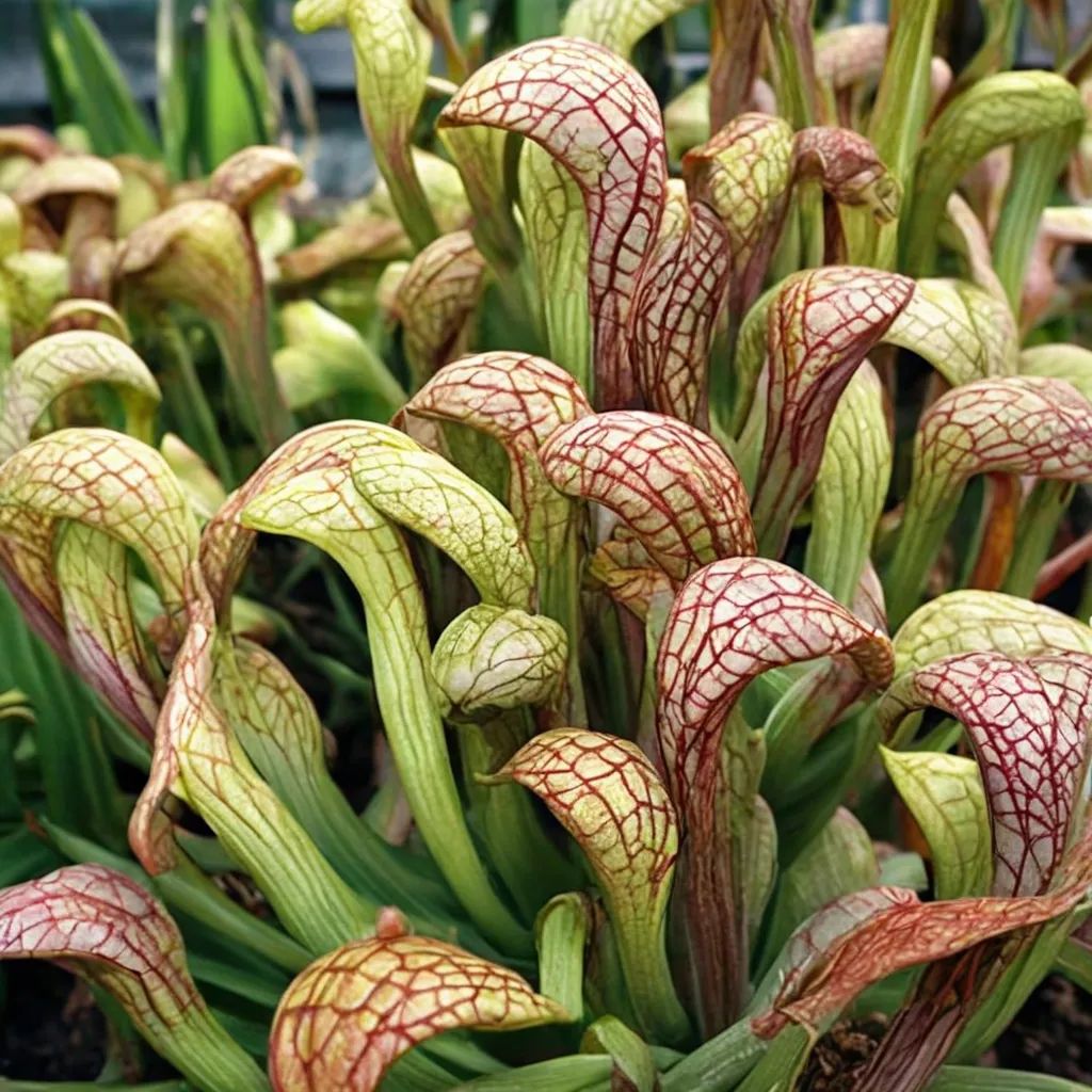Sarracenia x hybrida 'Doodlebug'