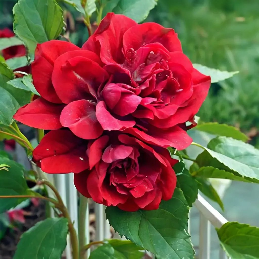 Rosa x hybrida 'Dublin Bay'