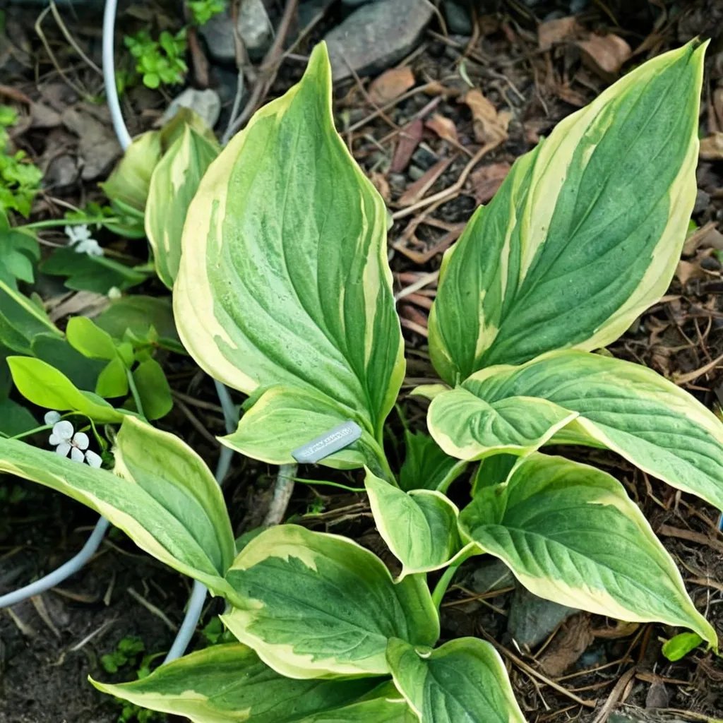 Hosta x hybrida 'Showboat'