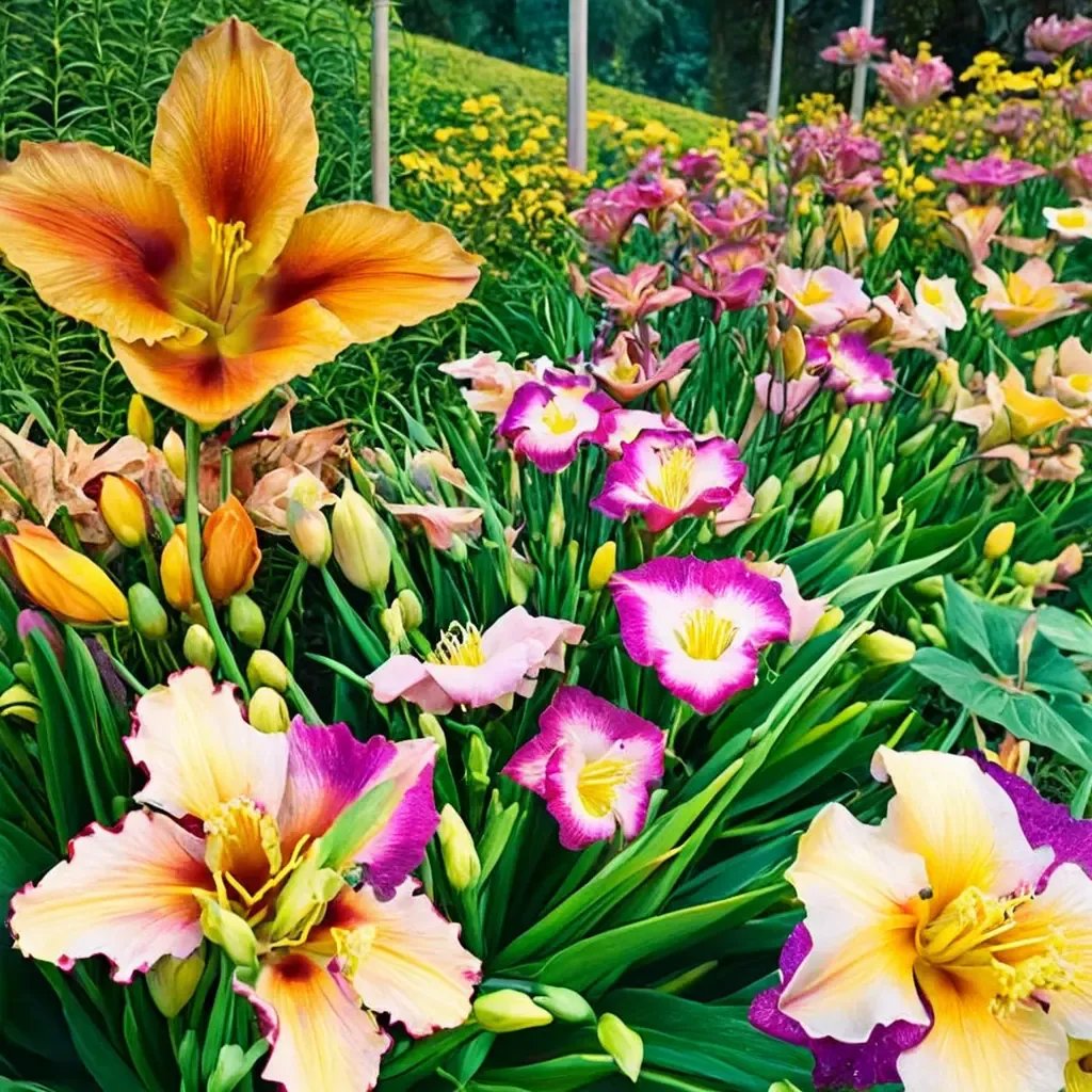 Hemerocallis x hybrida 'Fragrant Reblooming Daylily Value Collection'