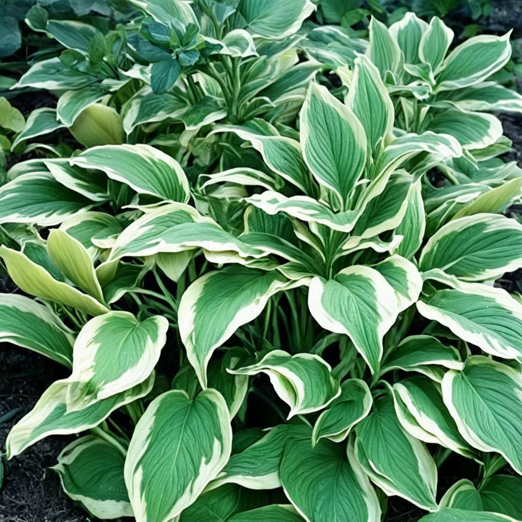 Hosta x hybrida 'Silk Kimono'