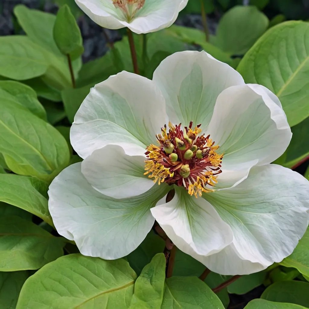 Paeonia obovata 'willmottiae'