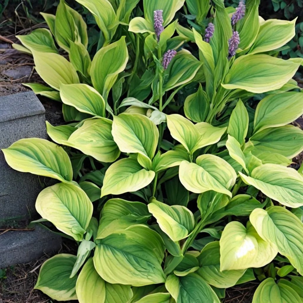 Hosta ventricosa 'Spring Gold'