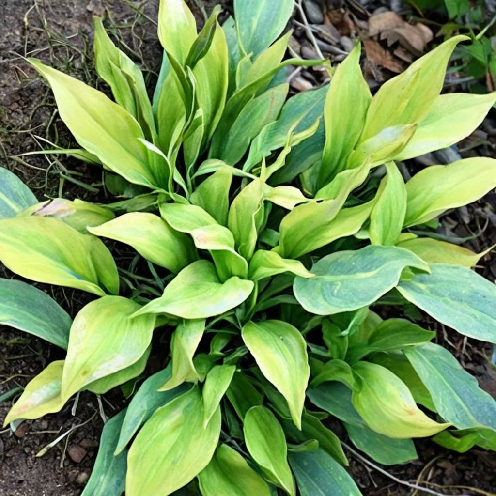 Hosta x hybrida 'Little Stiffy'